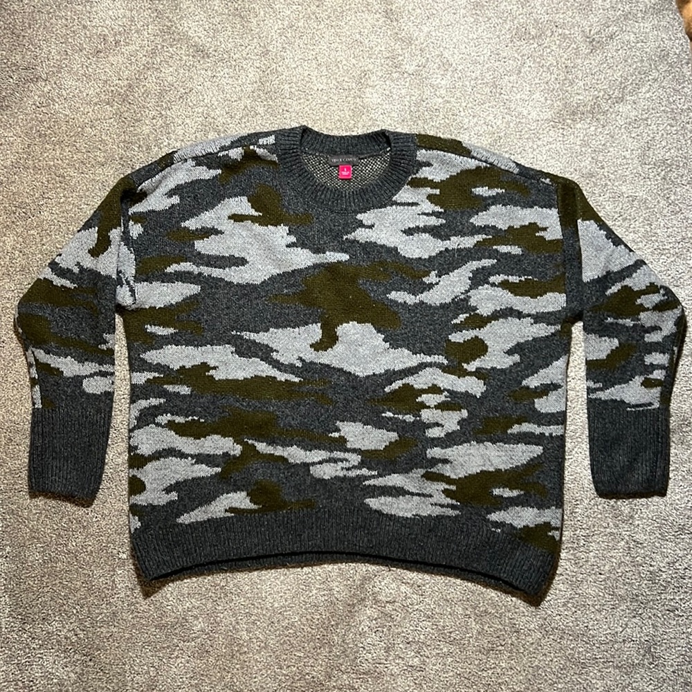 Vince Camuto Camo Sweater